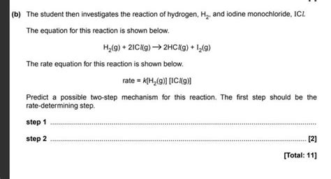 Image result for Rate-Determining Step Example Mechanism OCR