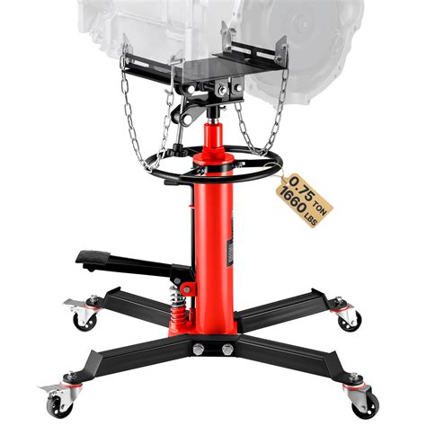 VEVOR 2-Stage Hydraulic Transmission Jack 1100/1322 lbs w/360°Swivel ...