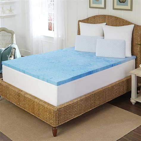 Arctic Sleep 2-in D Memory Foam Queen Hypoallergenic Mattress Topper ...