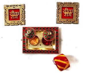 KHUSHA CREATIONS Roli Katori For Pooja , Bhai Dooj , Home Warming ...
