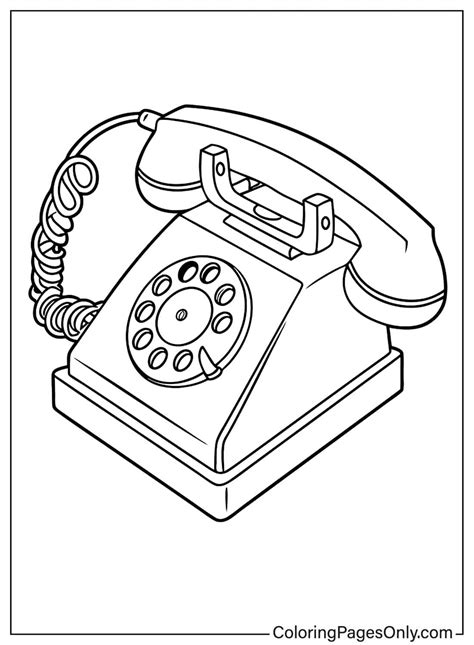 40+ Phone Coloring Pages - Free Printable PDF & Online Coloring