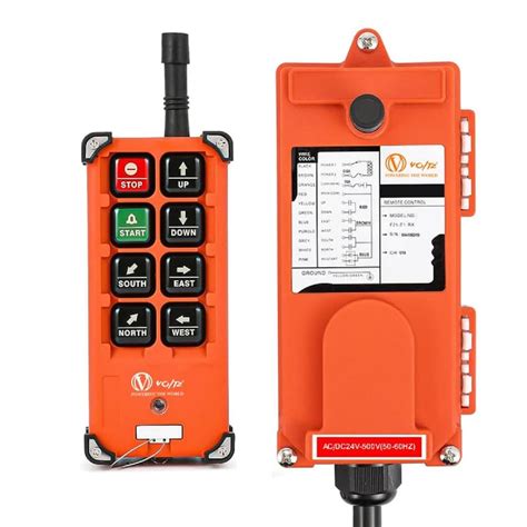 Buy VOLTZ F21-E1 RX Hoist Crane Industrial Remote Control Wireless ...