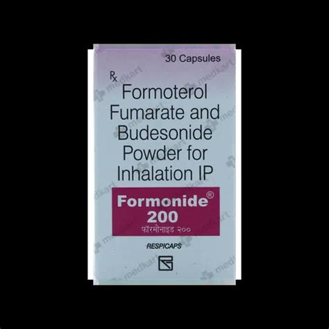FORMONIDE 200 RESPICAP 30'S : View Price, Combination and Alternatives ...