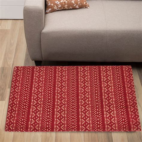 Buy Snazz Printed Cotton Dhurrie - 52 x 81 cm from Home Centre at just ...