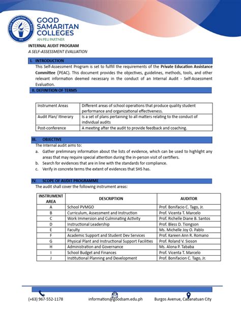 Internal Audit Program Revised | PDF | Audit | Internal Audit