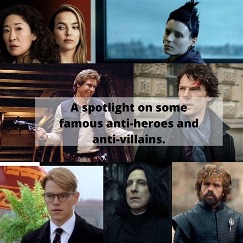 How to Create Your Anti-Hero or Anti-Villain