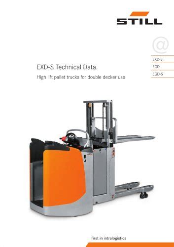 EGV-S - STILL - PDF Catalogs | Technical Documentation | Brochure