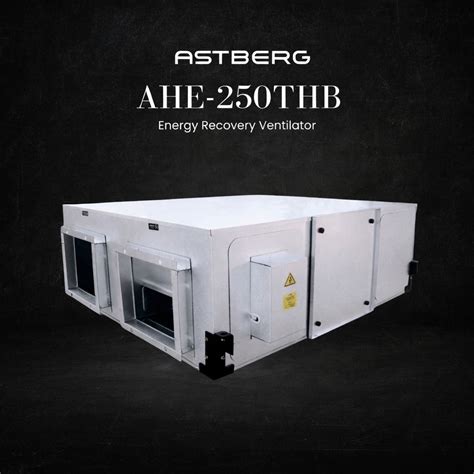 Astberg ERV/HRV ENERGY HEAT RECOVERY VENTILATION SYSTEM AHE-250THB ...