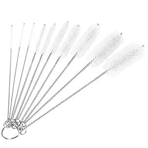 Bottle Cleaning Brushes, 8 Inch Nylon Tube Brush Set, Cleaner for ...