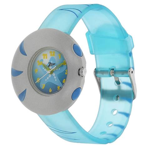 Buy Online Zoop By Titan Quartz Analog Blue Dial Plastic Strap Watch ...