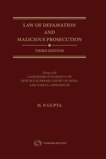Buy Law of Defamation and Malicious Prosecution Book Online at Low ...