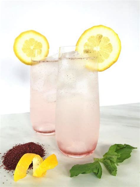 Sumac-Basil Vodka Lemonade Cocktail