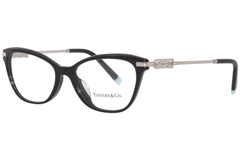Tiffany & Co. TF2219BF 8001 Eyeglasses Women's Black/Silver Full Rim 52 ...