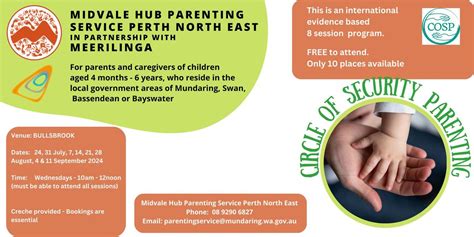 CIRCLE OF SECURITY PARENTING - BULLSBROOK, 107 Chittering Rd ...