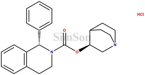 (1S,3S)-Solifenacin Hydrochloride | CAS No- 180468-38-6 | Simson Pharma ...