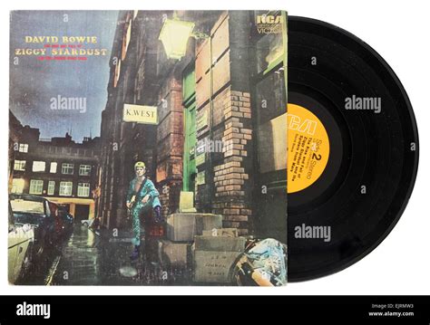 David Bowie Ziggy Stardust album Stock Photo - Alamy