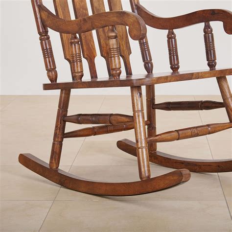 Buy Remus Mango Wood Rocking Chair - Brown from Home Centre at just INR ...