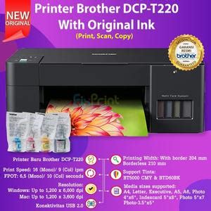 Jual Printer Brother Dcp-T310 Dcp T310 Print Scan Copy Tinta Btd60Bk ...