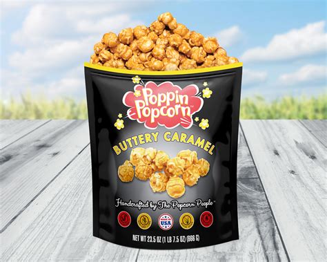 Buttery Caramel – Family Size – Poppin Popcorn