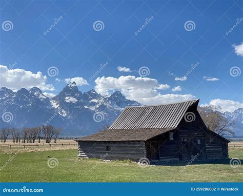 Old Settler S Barn in Grand Teton S National Park, USA Stock Photo ...