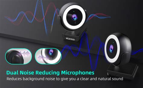 NexiGo N660E Webcam with Ring Light | NexiGo