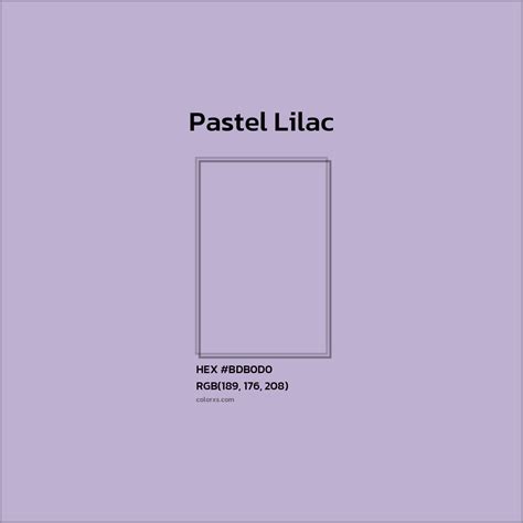 About Pastel Lilac - Color codes | Matching colors and paints - colorxs.com