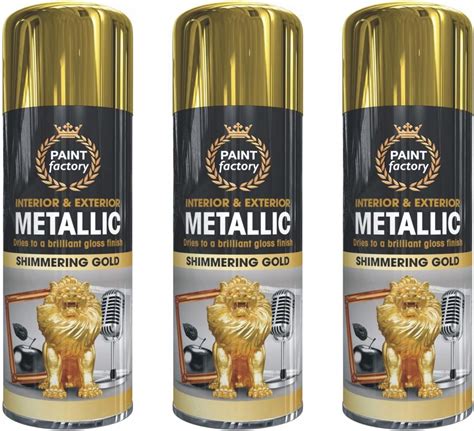 Rust-Oleum 150ml Mirror Effect Spray Paint - Gold : Amazon.co.uk: DIY ...