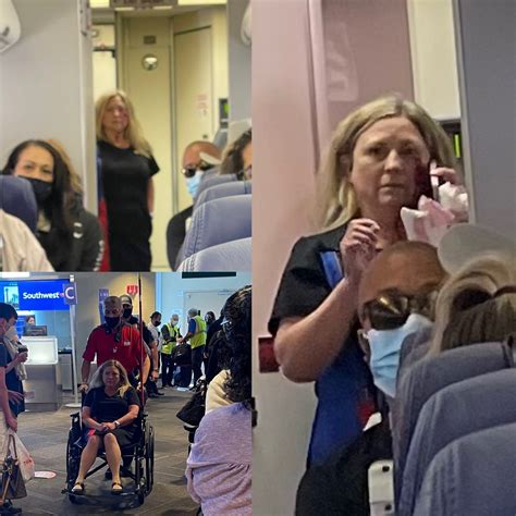 Asistente de vuelo de Southwest Airlines atacada en medio de un ...