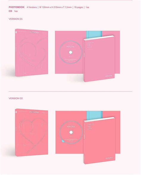 Buy BTS - MAP OF THE SOUL : PERSONA [Random] CD+Photobook+Photocard ...