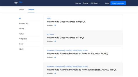 Image result for SQL Site for Learning