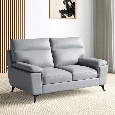 Buy Aprilla NXT Half Leather 2-Seater Sofa - Customized Furniture from ...