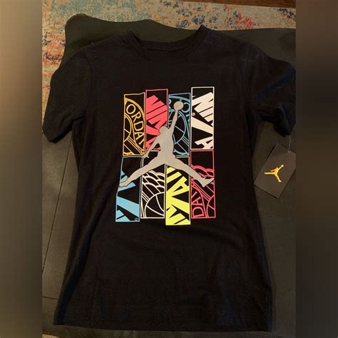 JORDAN girls T-shirt in 2025 | Graphic long sleeve shirts, Colorful ...