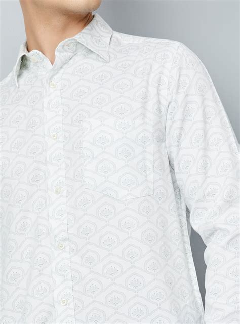 Buy Men Printed Slim Fit Shirt Online at just Rs. 999.0 - 1000014777544 ...