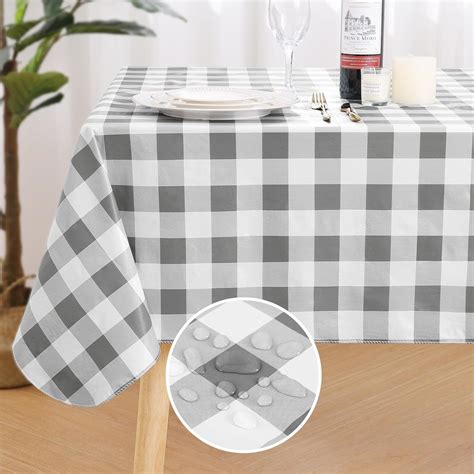 Amazon.com: misaya Rectangle Waterproof Vinyl Table Cloth, Buffalo ...