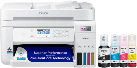 Epson EcoTank ET-3850 All-in-One Supertank Inkjet Printer White ...