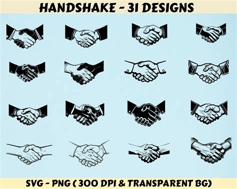 Business Handshake SVG 的图像结果
