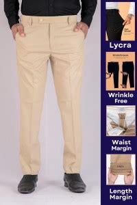 Cream Trousers - Buy Cream Trousers Online at Best Prices In India ...