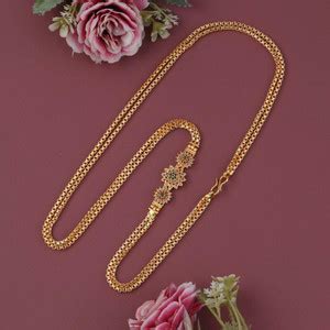 SHREEJI FASHION JEWELLRY MOHINI MOP M.S. DOUBLE CHAIN PENDANT 24" inch ...