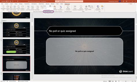 Who Wants to be a Millionaire PowerPoint Template | SlideLizard®