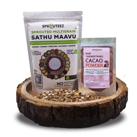 Sprouted Sathu Maavu Choco Drink Combo – Sprouteez Store