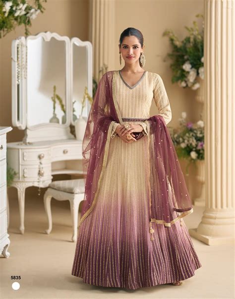 Sayuri Dawat Georgette With Embroidered Gown And Dupatta Collection