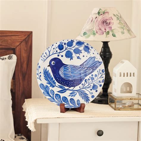 Buy RITUALISTIC Pastel Pichwai Single Wall Plate 10 Inch with Stand ...