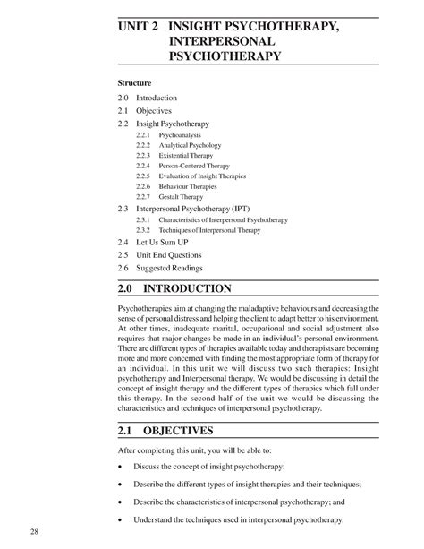 Unit-2 - Notes of clinical psychology - Psychological Treatment of ...