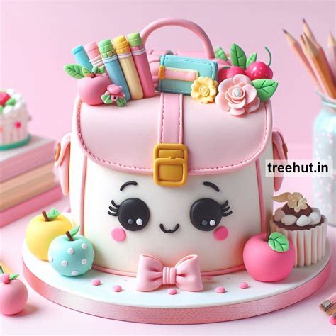 School Bag Cake Decoration Ideas