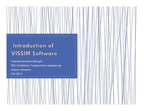 Image result for Vissim Tutorial