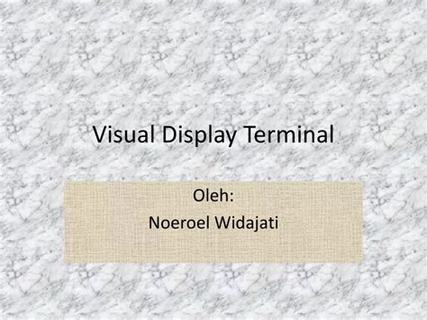 How to Read Visual Terminal Chart 的图像结果