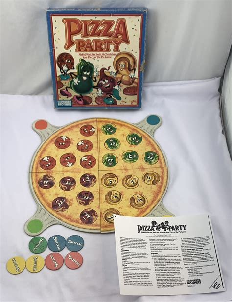 Pizza Party Board Game Pieces