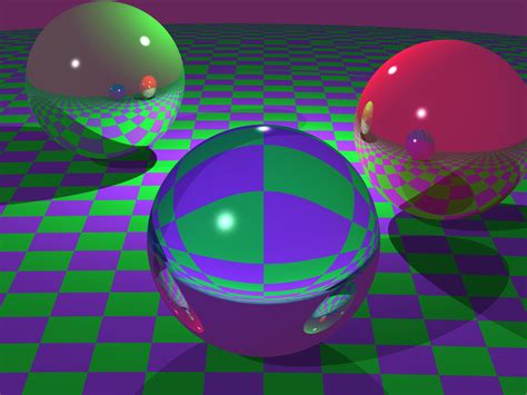 How to Get Ray Tracing in Java 的图像结果
