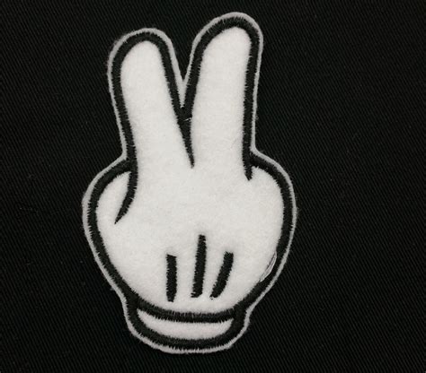 Mickey Mouse Hand Signs Middle Finger