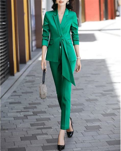 Women's Business Suit: Trousers & Blazer - India | Ubuy